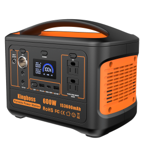 600W Portable Power Station 568Wh 153600mAh Solar Generator Backup Power With AC/DC/ PD 65W Type-c/QC3.0/Wireless Charger /Flashlight;  CPAP Batt